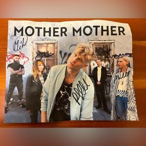 autographed mother mother poster